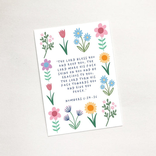 The Lord Bless You (Spring) - Mini Card - Re-vived
