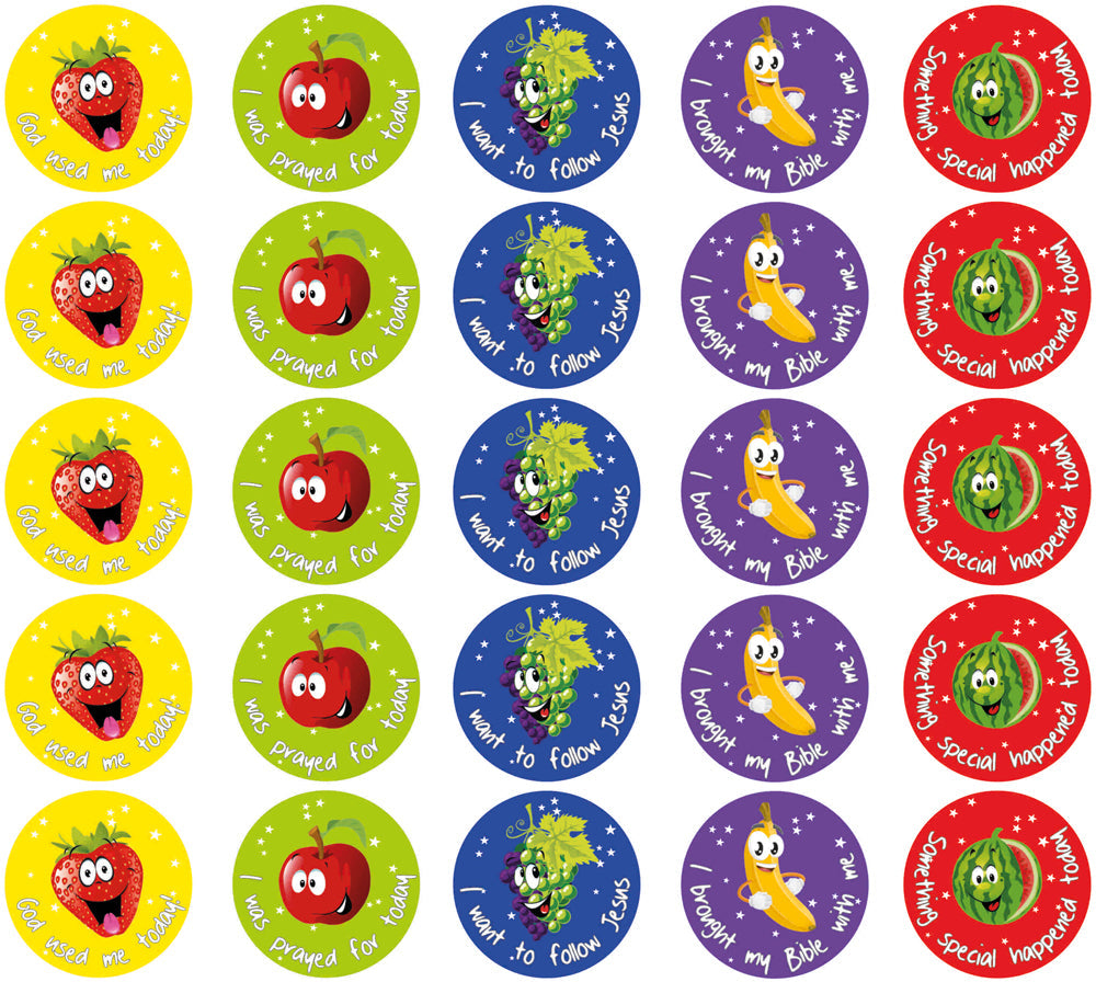 Children's Ministry Sticker Pack (120 Stickers) - Re-vived