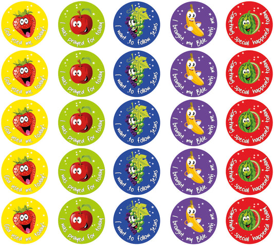 Children's Ministry Sticker Pack (120 Stickers) - Re-vived