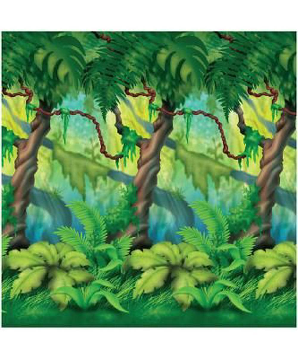 VBS Jungle Trees Plastic Backdrop