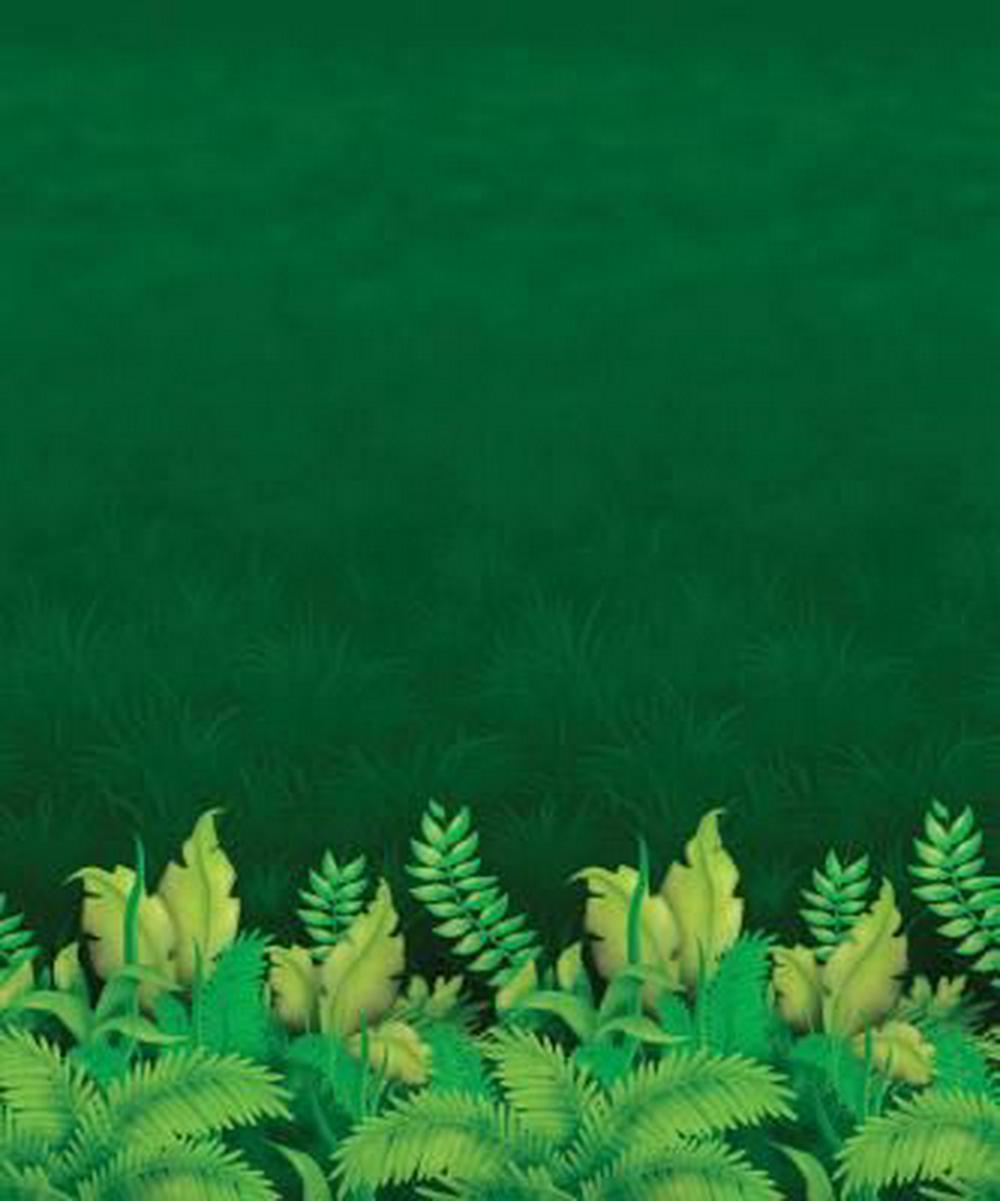 VBS Jungle Foliage Plastic Backdrop