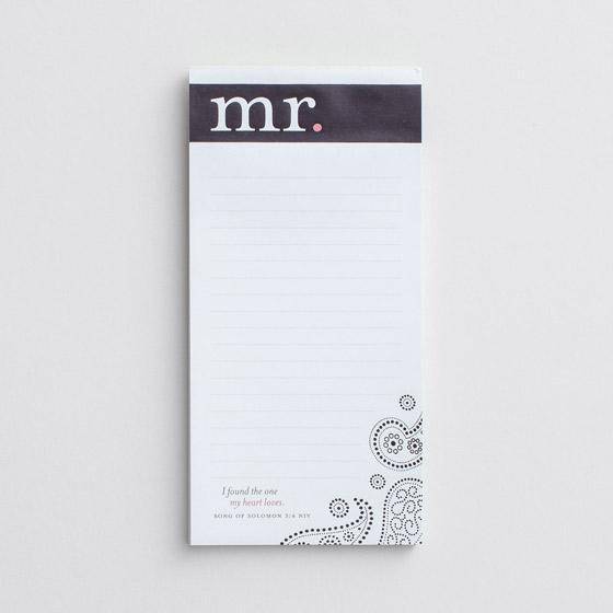 Memo Pad: Mr