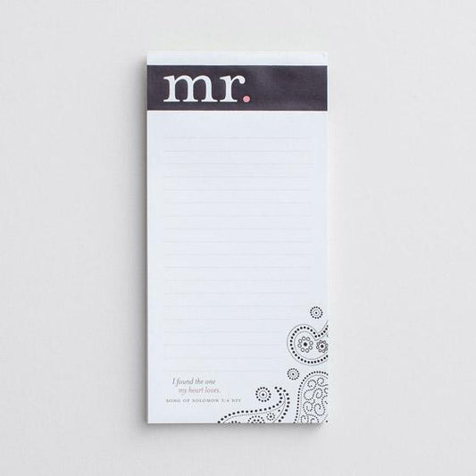 Memo Pad: Mr