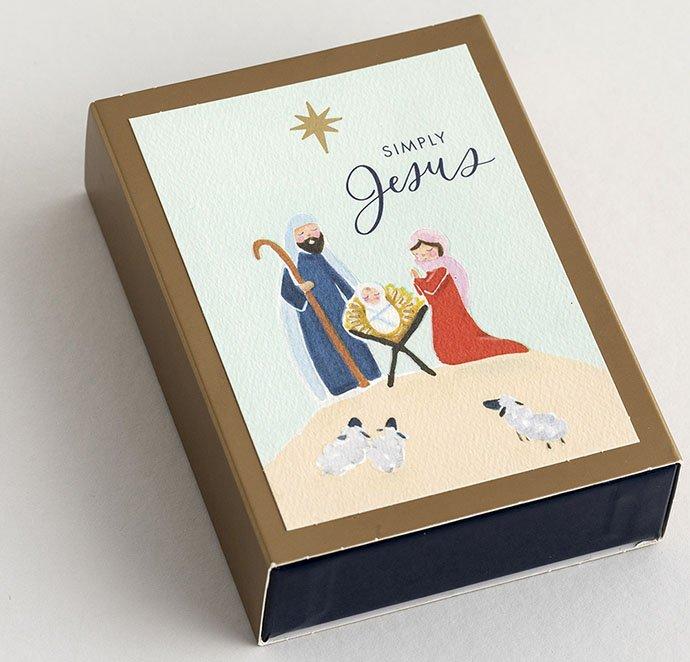 Manger Boxed Christmas Cards (Box of 18)