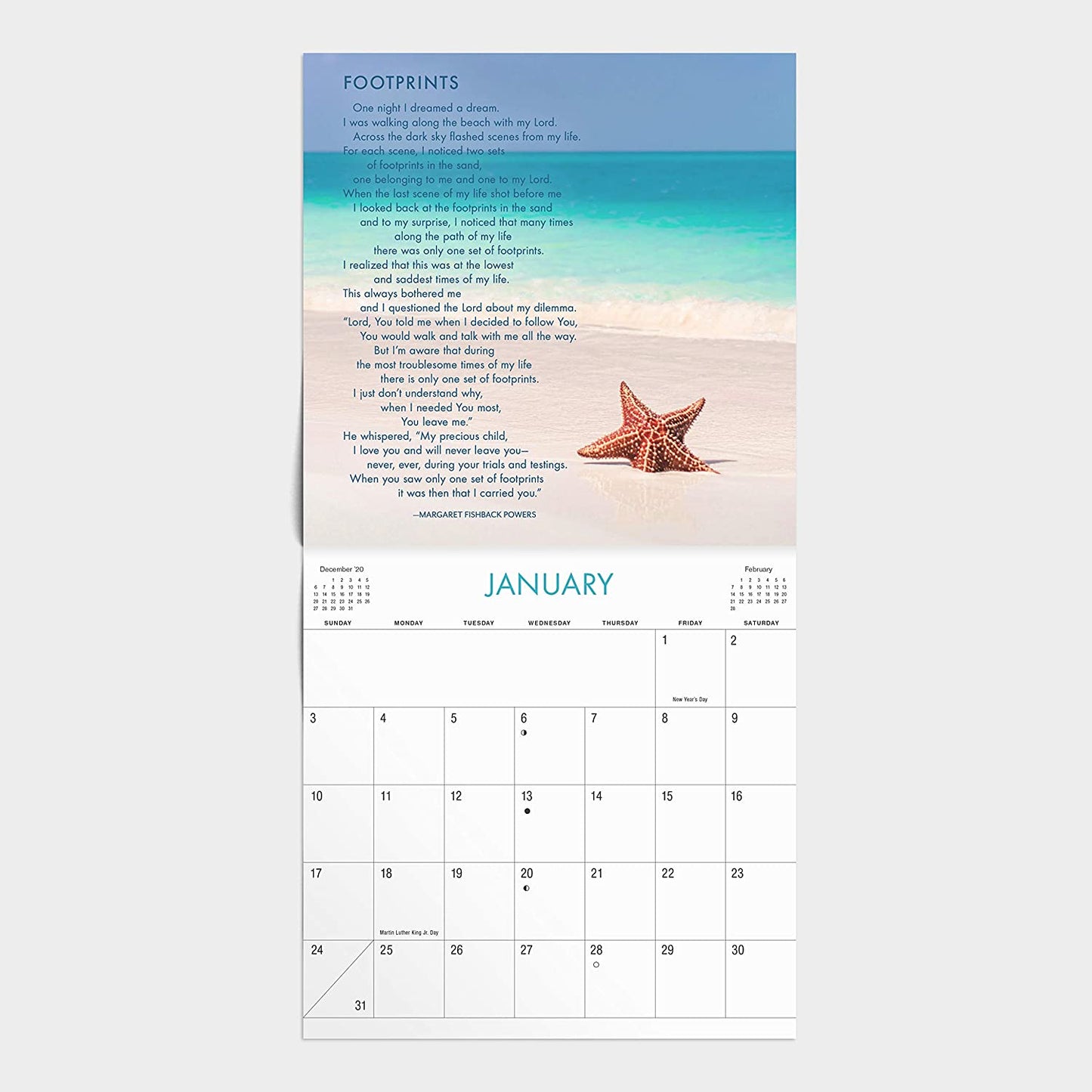 2021 Calendar: Footprints