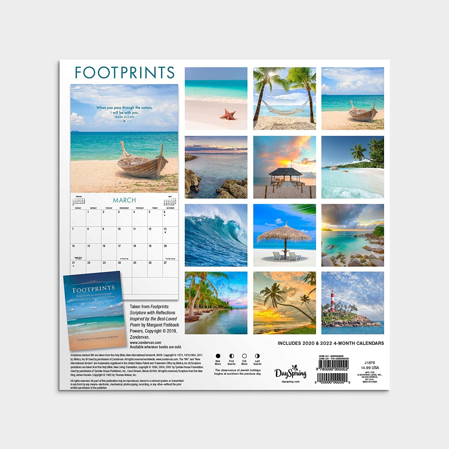 2021 Calendar: Footprints