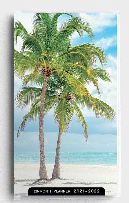 2021 28-Month Planner: Beaches