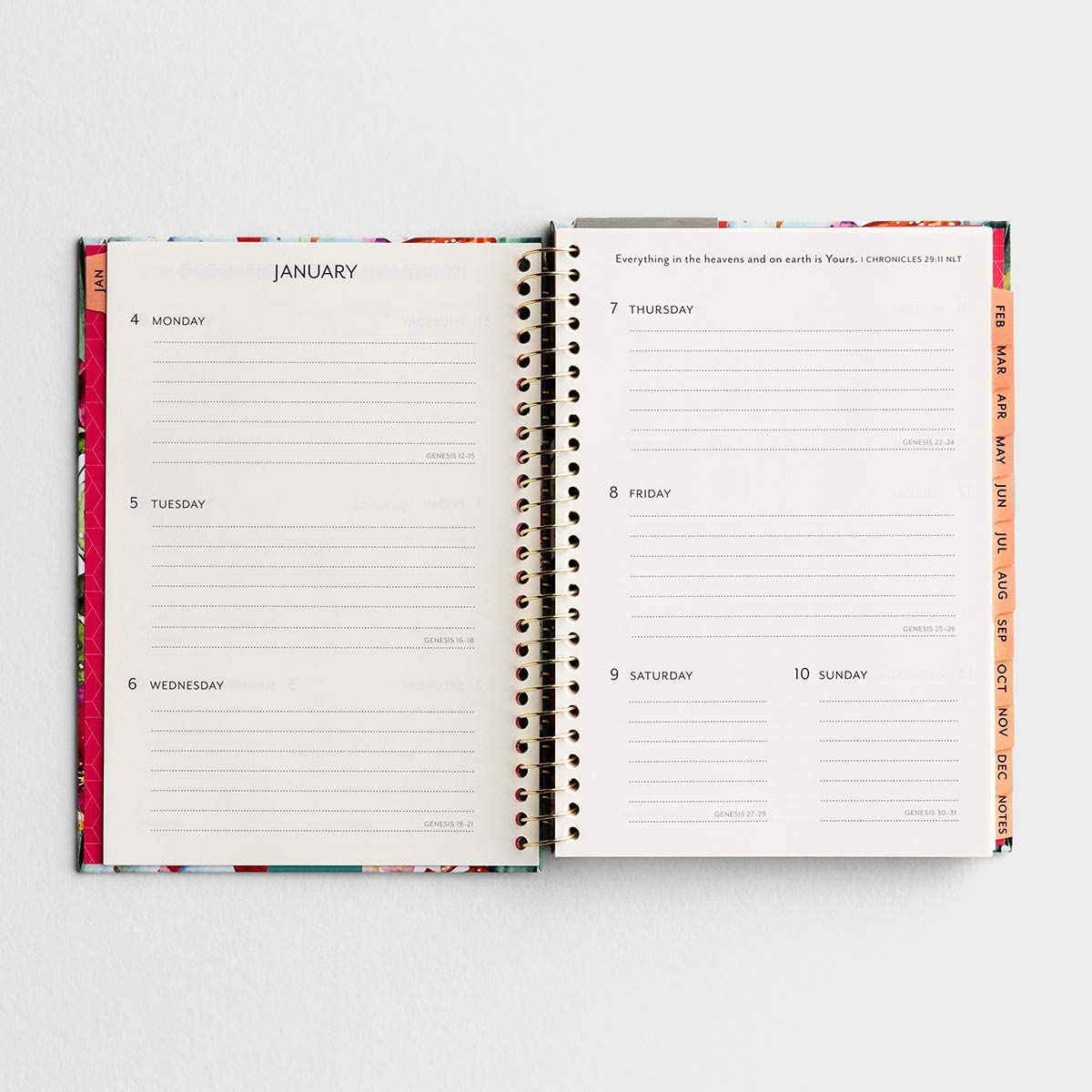 2021 Week To View Planner: Cactus Flower