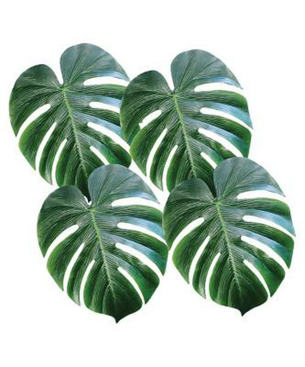 Fabric Palm Leaves (Pack of 4)