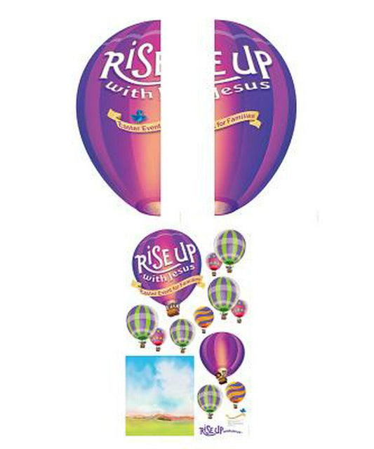 Rise Up With Jesus Giant Decorating Posters (Pack of 3)