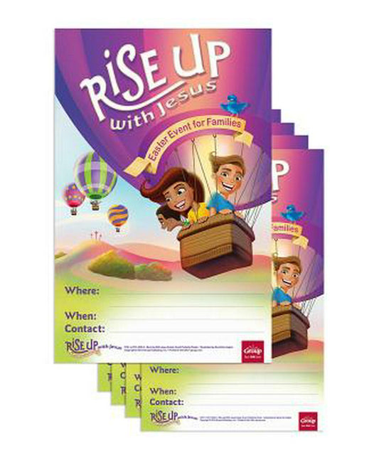 Rise Up With Jesus Publicity Posters (Pack of 5)