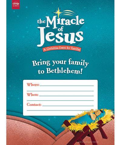 Miracle of Jesus Publicity Posters (pack of 5)