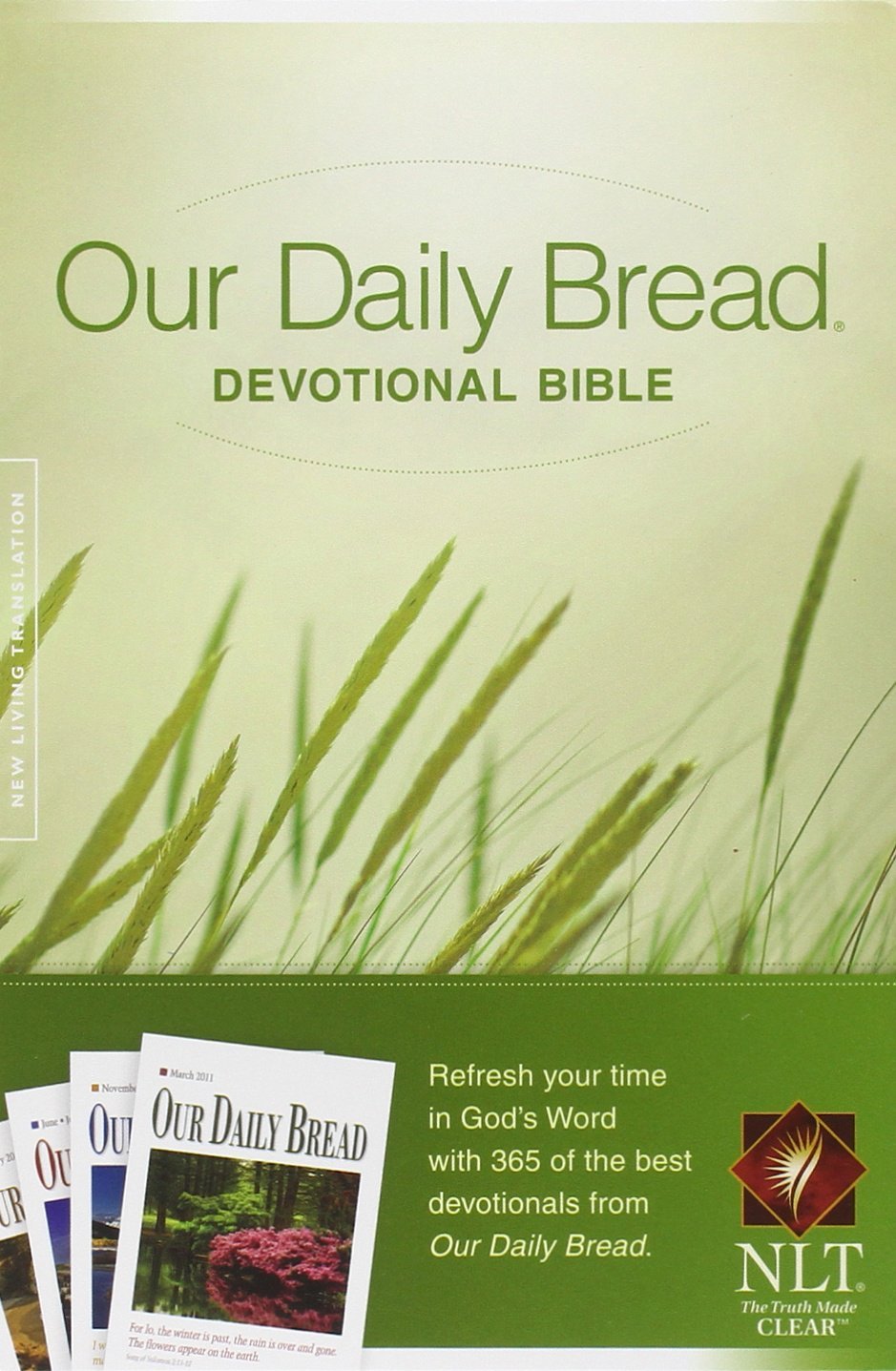NLT Our Daily Bread Devotional Bible - Paperback