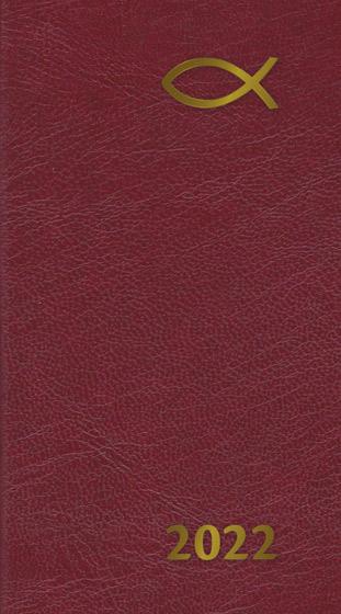 Senator Slim 2022 Diary 13 Month: Burgundy