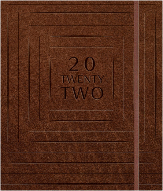 2022 Daily Planner: Brown