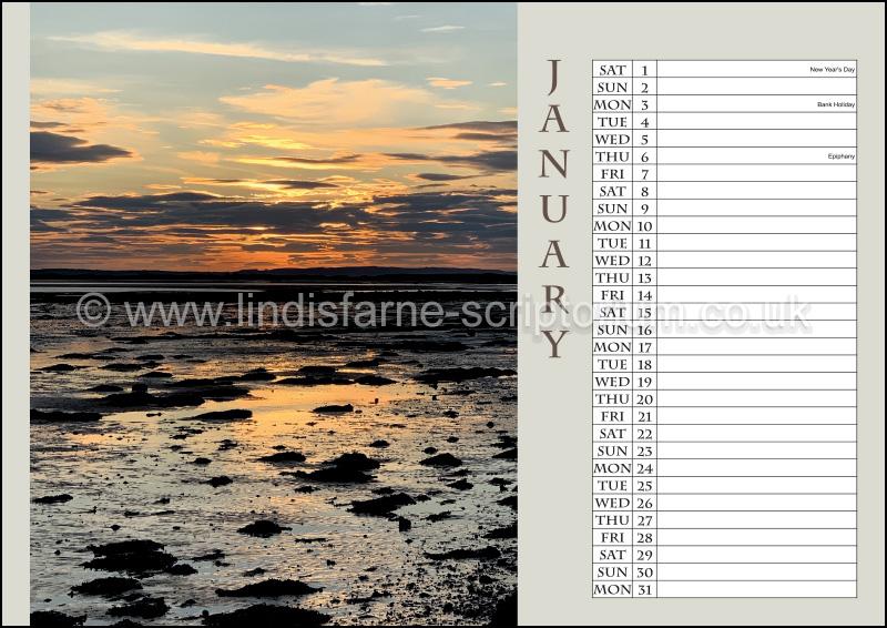 2022 Holy Island Moments Calendar