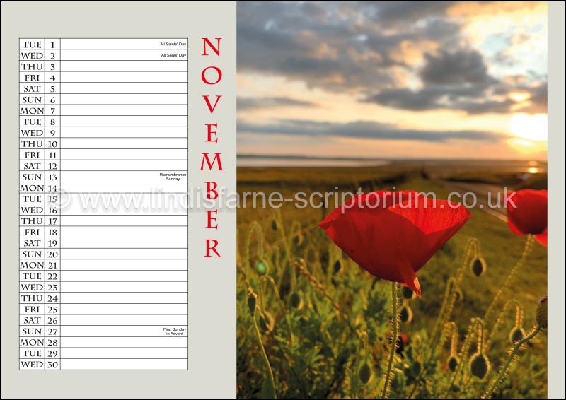 2022 Holy Island Moments Calendar