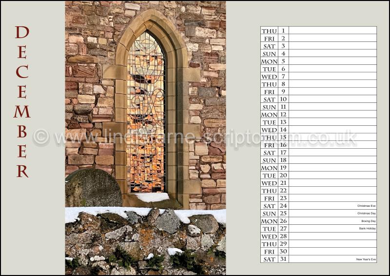 2022 Holy Island Moments Calendar