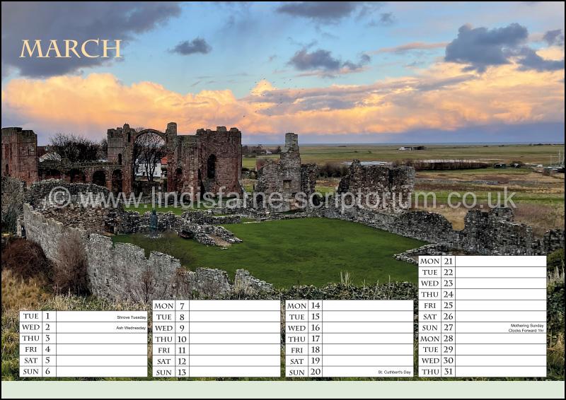 2022 Holy Island Moments Calendar