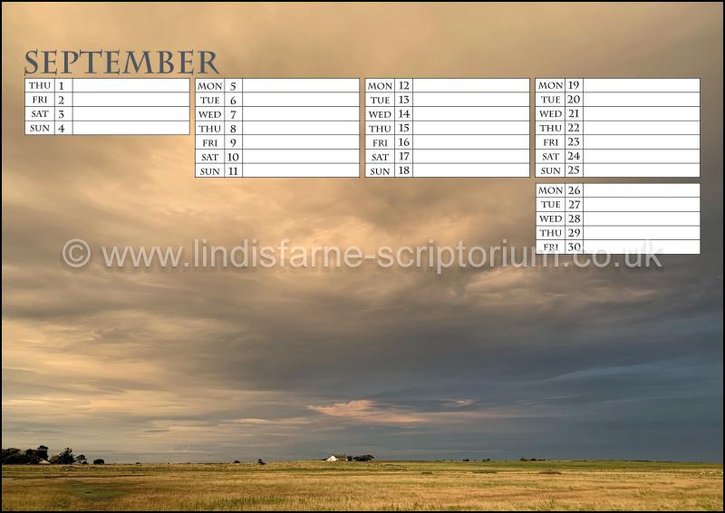 2022 Holy Island Moments Calendar