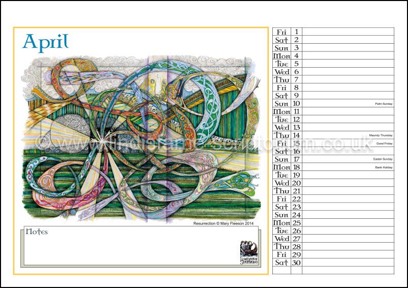 2022 Lindisfarne Scriptorium Art Calendar
