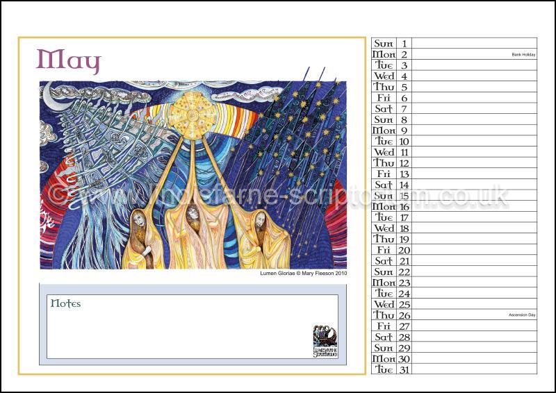2022 Lindisfarne Scriptorium Art Calendar