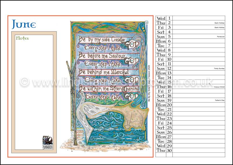 2022 Lindisfarne Scriptorium Art Calendar