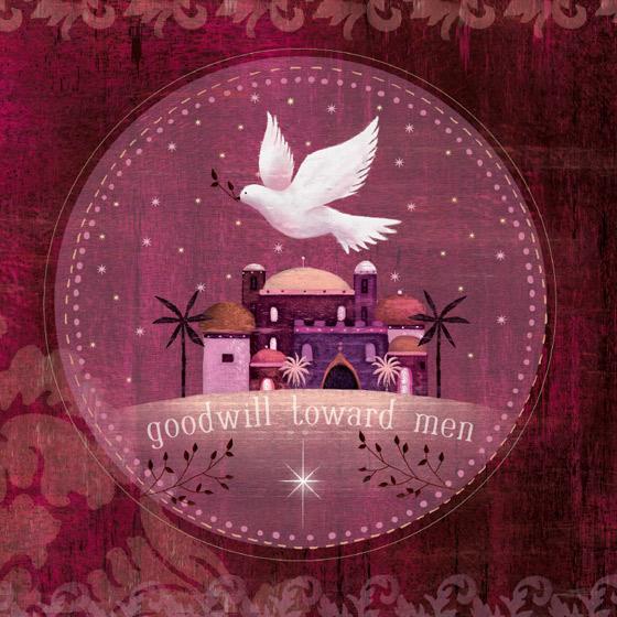 Doves Boxed Christmas Cards (Box of 18)
