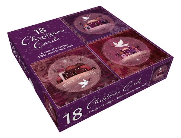 Doves Boxed Christmas Cards (Box of 18)
