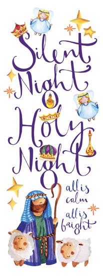 Charity Christmas Cards: Silent Night (pack of 10)