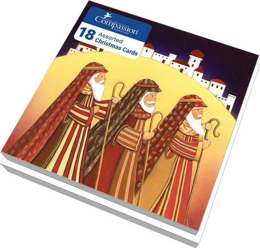 Compassion Charity Assorted Christmas Cards (Pack of 18)