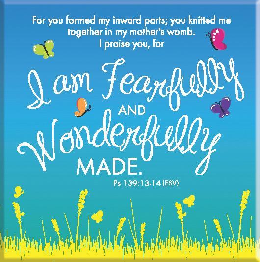 Wonderfully Made Magnet