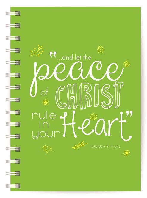 Peace of Christ A5 notebook
