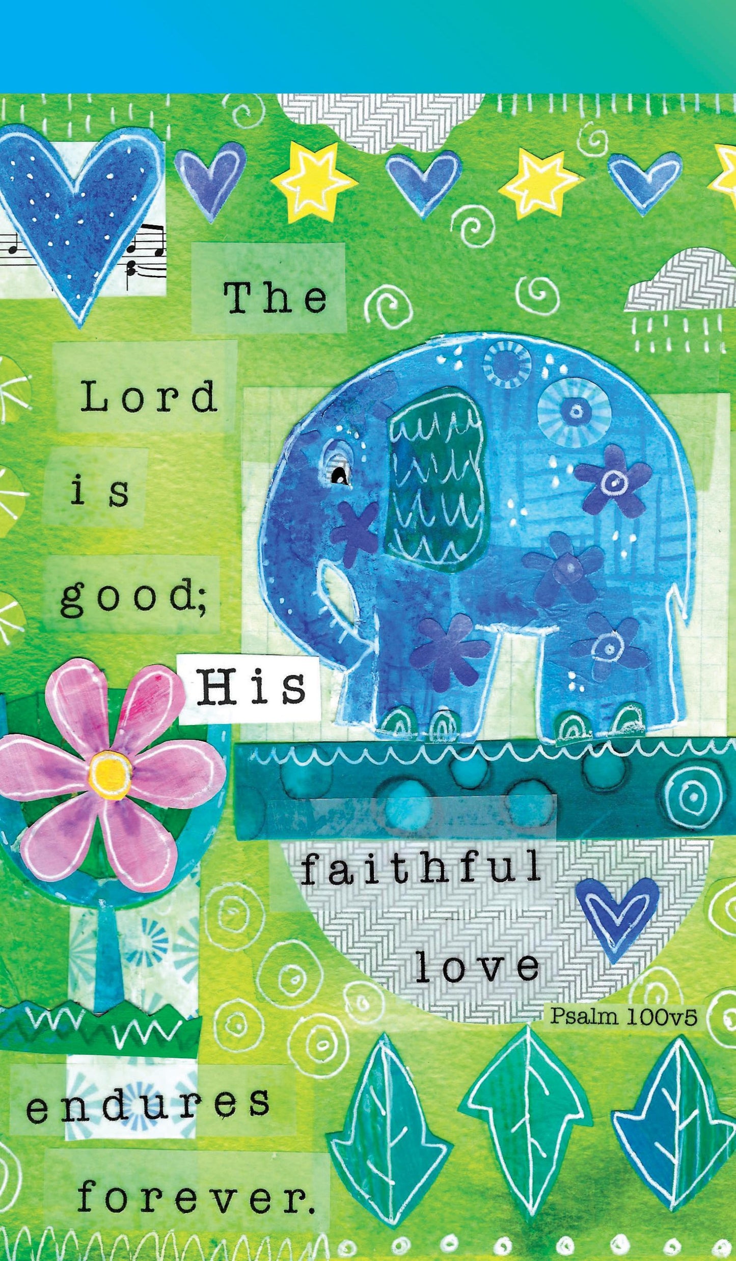 The Lord is good jotter notepad