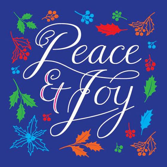 Peace and Joy Charity Christmas Cards (pack of 10)