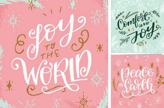 Compassion Charity Assorted Christmas Cards - Joy To The World (Pack of 18)