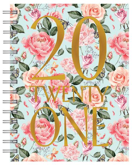 2021 Weekly Planner: Floral