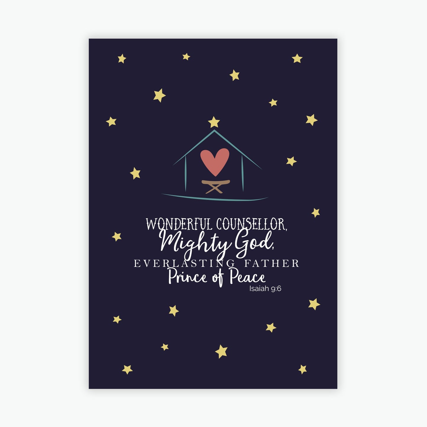 Star and Stable 2020 - pack of 10 Christmas Cards (paper wrapped)