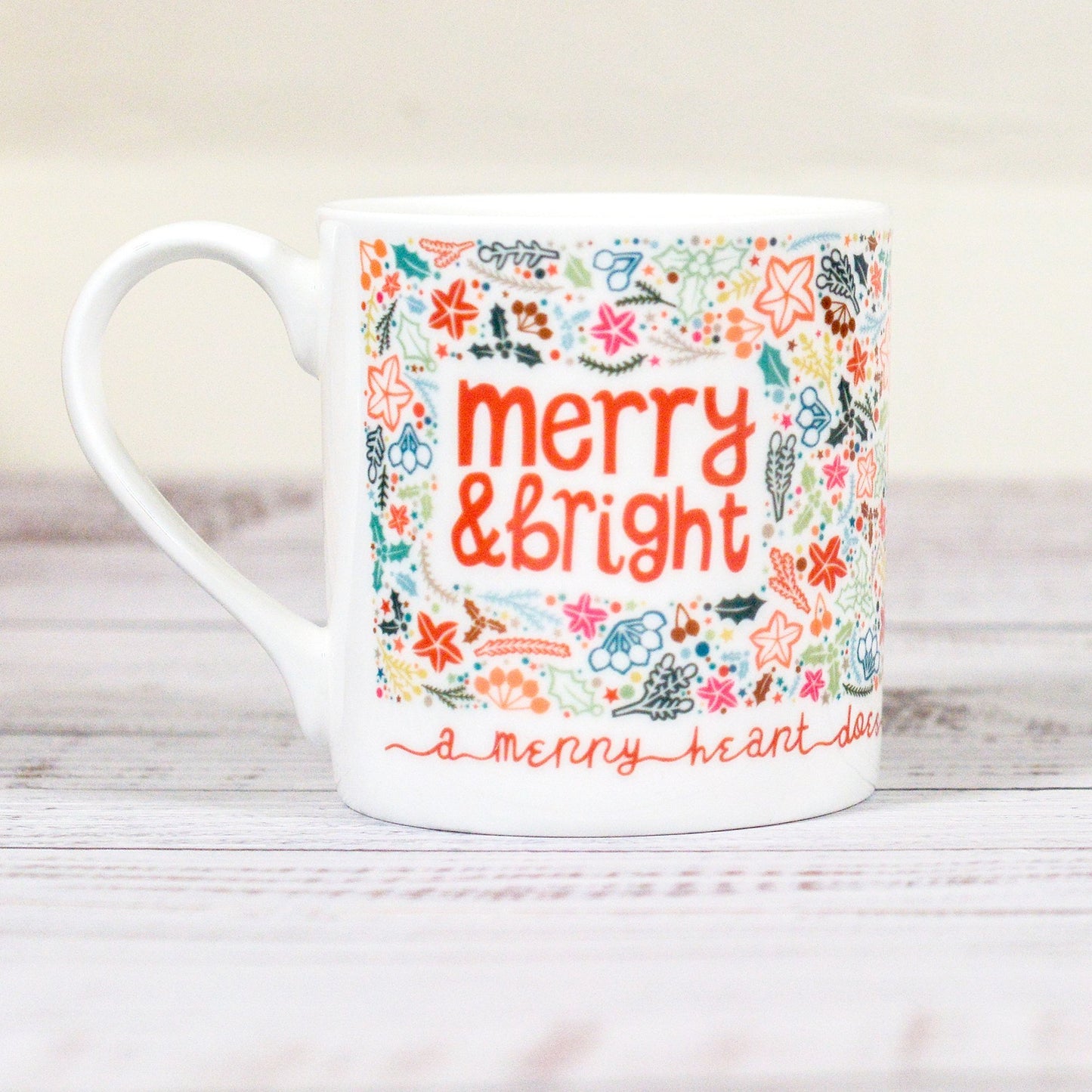 Merry and Bright Christmas Mug