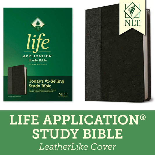 NLT Life Application Study Bible, Third Edition, Black/Onyx