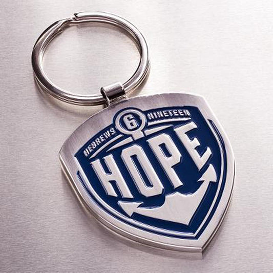 Hope Metal Keyring - Hebrews 6:19