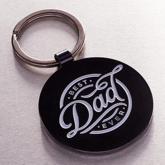 Best Dad Ever Keyring in Tin
