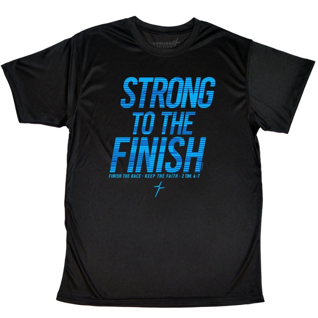 Strong To The Finish Active T-Shirt, Large