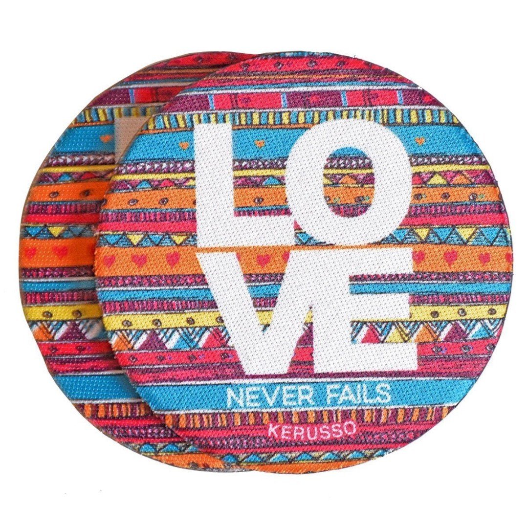Love Doodle Auto Coaster (2-pack)