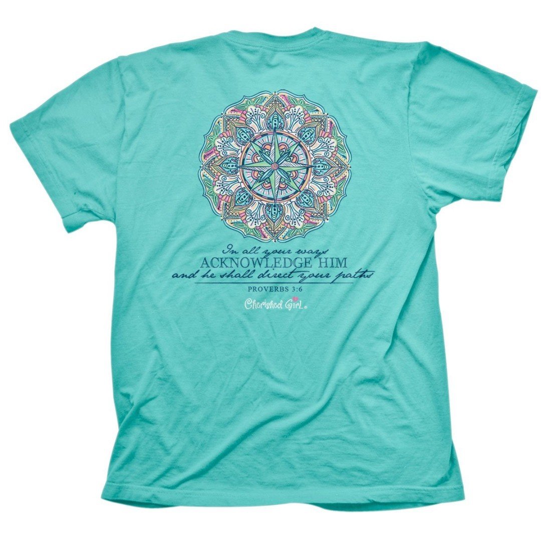 Cherished Girl Compass T-Shirt Large