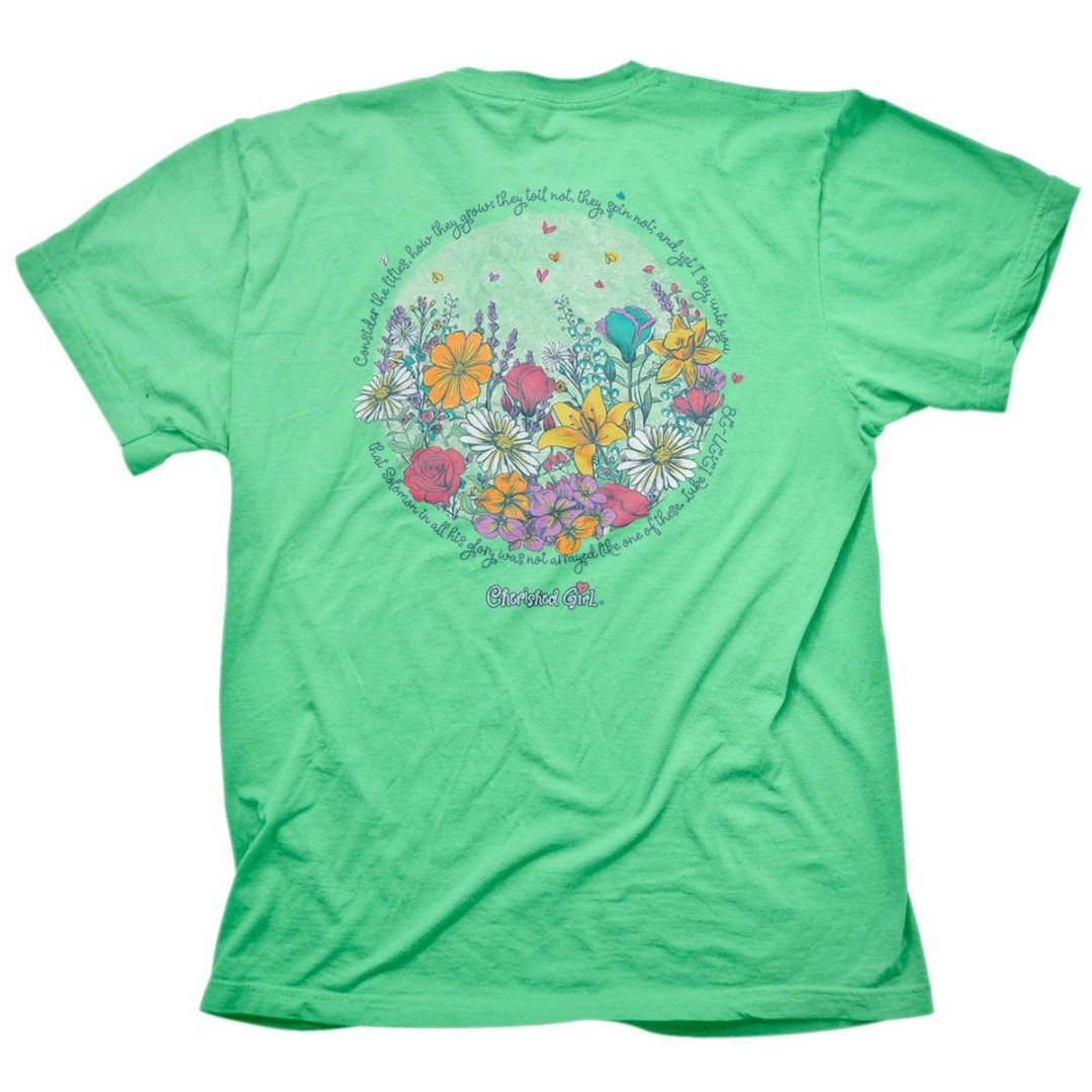 Cherished Girl Consider The Lilies T-Shirt 3XLarge
