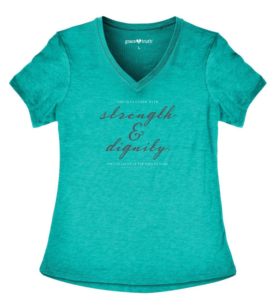 Strength Teal T-Shirt, 3XLarge