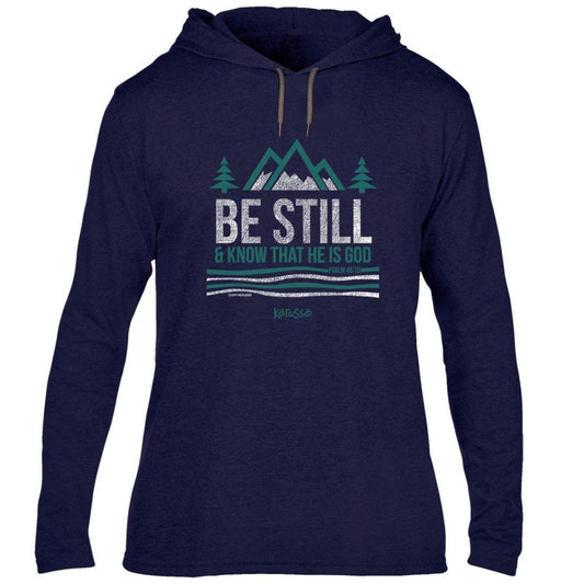 Be Still And Know Hooded T-Shirt, Large