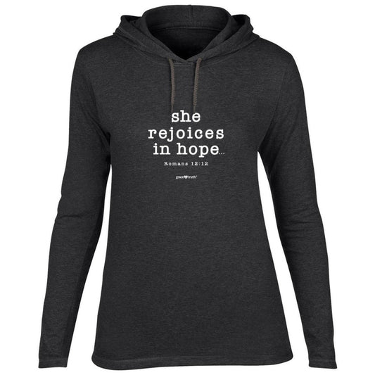 She Rejoices Hooded T-Shirt, 2XLarge