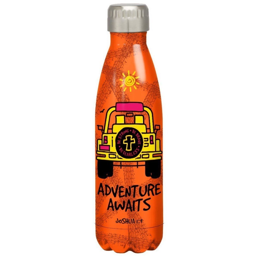 Adventure Awaits Stainless Steel Water Bottle